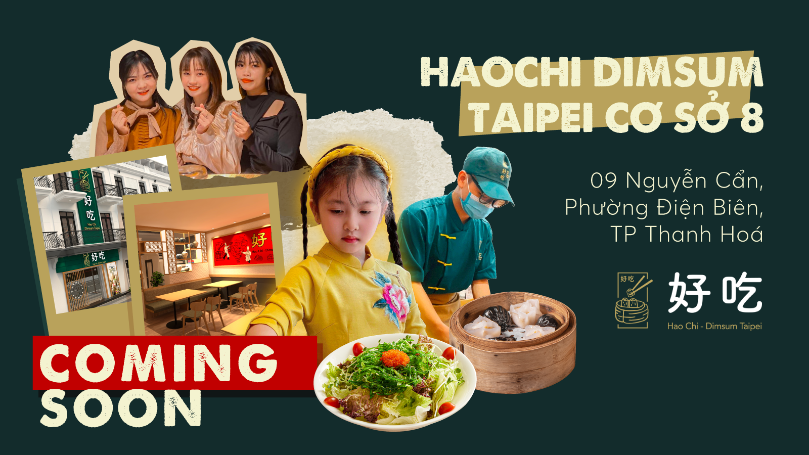 Hao Chi Dimsum cơ sở 8 tại 09 Nguyễn Cẩn, Phường Điện Biên, TP Thanh Hoá